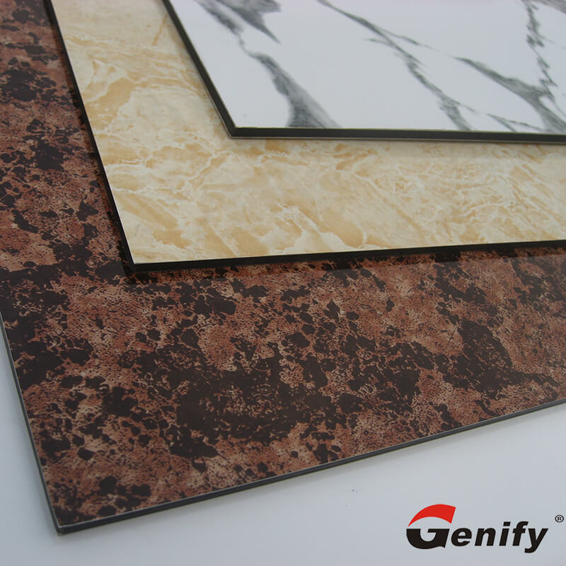 Interior Decoration Marbling Coating 1220*2440mm Pvdf Coating ACP